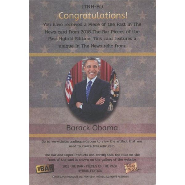 Barack Obama newspaper relic