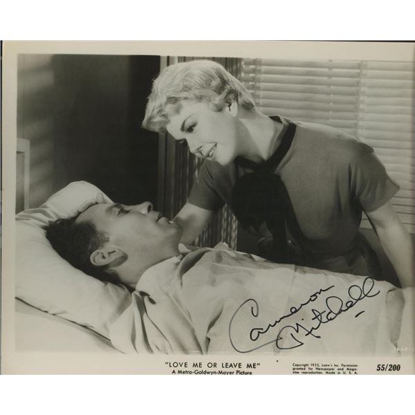 Cameron Mitchell signed "Love Me or Leave Me" movie photo