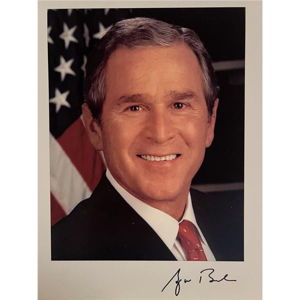 George W. Bush signed photo