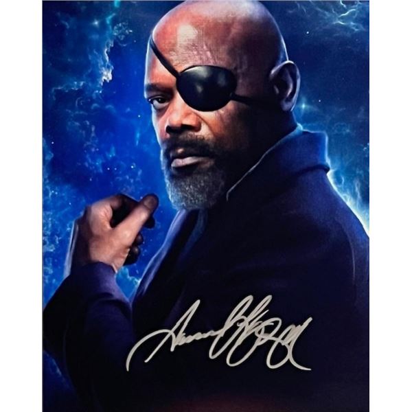 Marvel Samuel Jackson signed photo