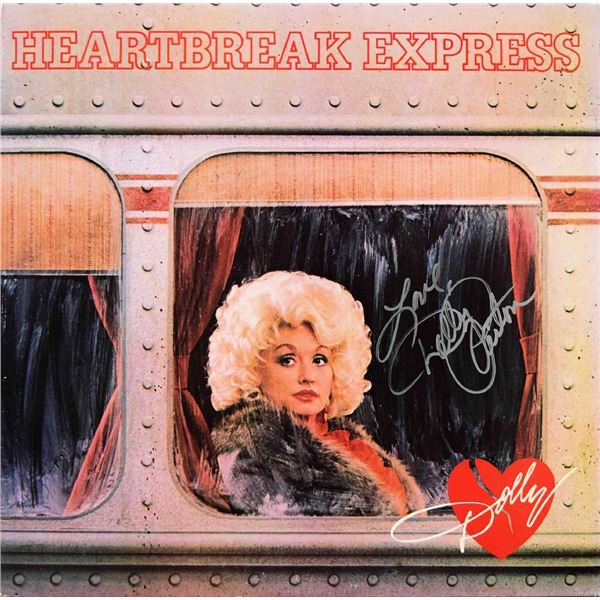 Dolly Parton signed Heartbreak Express album.