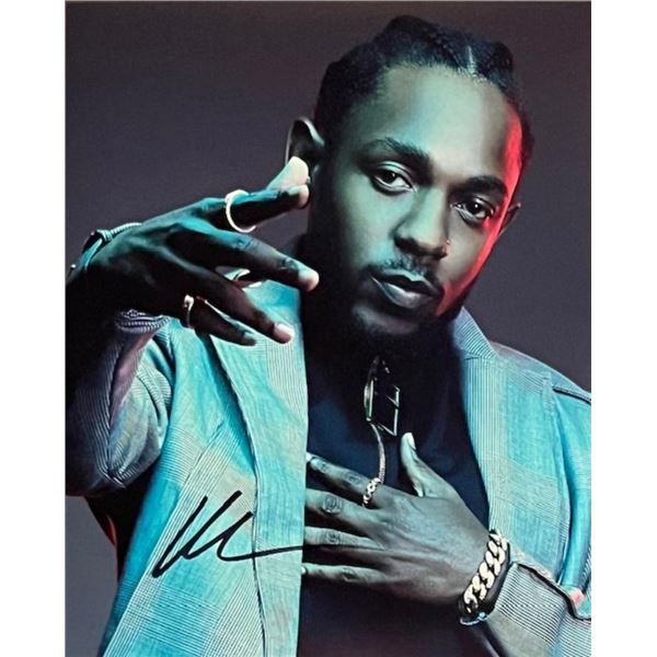 Kendrick Lamar signed photo