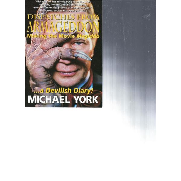 Logans Run Michael York signed book