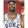 Image 1 : Duke Zion Williamson signed photo