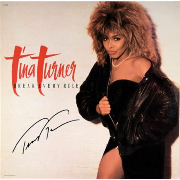 Tina Turner signed Break Every Rule album