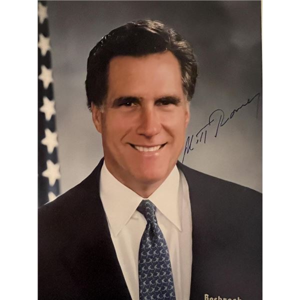Mitt Romney facsimile signed photo