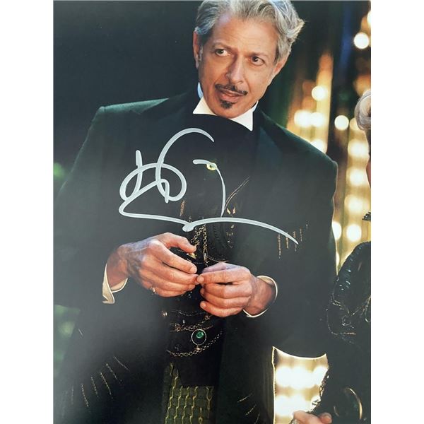 Jeff Goldblum signed photo