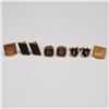 Image 1 : 8pc 4 Pair Mid-Century Gold Tone Men's Cufflinks