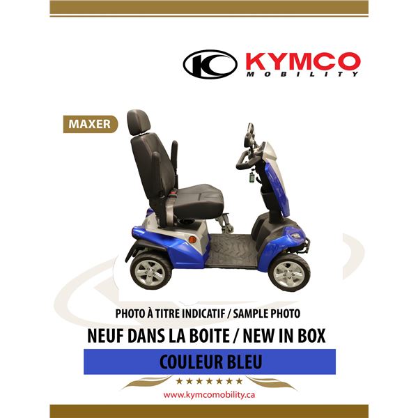 KYMCO MAXER MOBILITY SCOOTER *NEUF EN BOITE* BRIGHT BLUE
