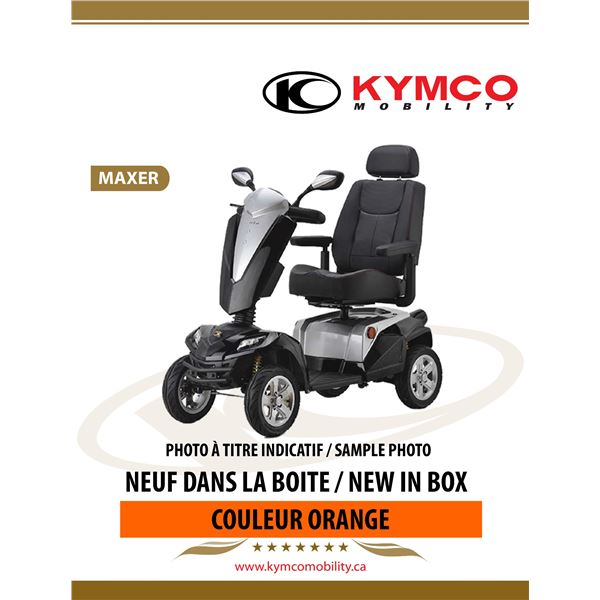KYMCO MAXER MOBILITY SCOOTER *NEUF EN BOITE* SHINING ORANGE
