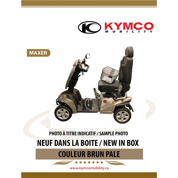 KYMCO MAXER MOBILITY SCOOTER *NEUF EN BOITE* BROWN CRYSTAL