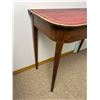 Image 2 : Vintage Table with Red Inlay