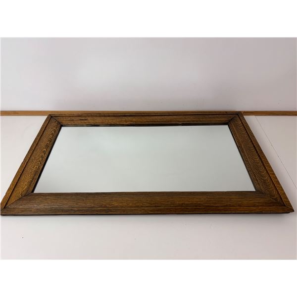Vintage Wooden Wall Mirror