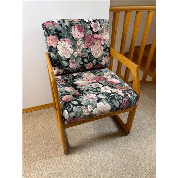 Floral Accent Armchair