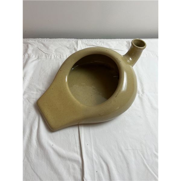 Vintage Stoneware Bedpan