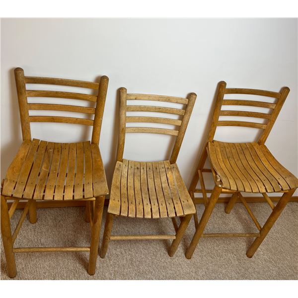Vintage Wooden Barstools