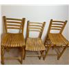 Image 1 : Vintage Wooden Barstools