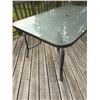 Image 2 : Glass Top Patio Table