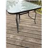 Image 3 : Glass Top Patio Table