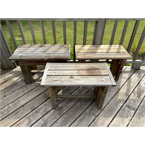 Wooden Benches