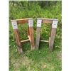 Image 1 : Wooden Sawhorses
