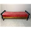 Image 1 : Wooden Upholstered Bench