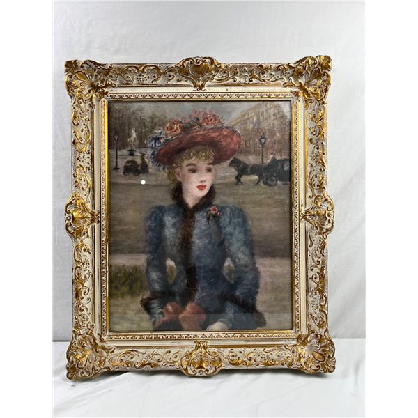 "Girl with Muff" by Huldah