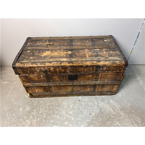 Antique Wooden Trunk