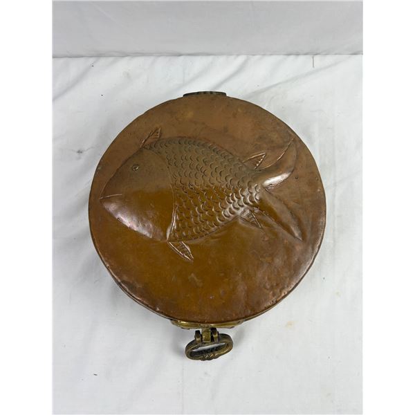 Vintage Copper Fish Mold
