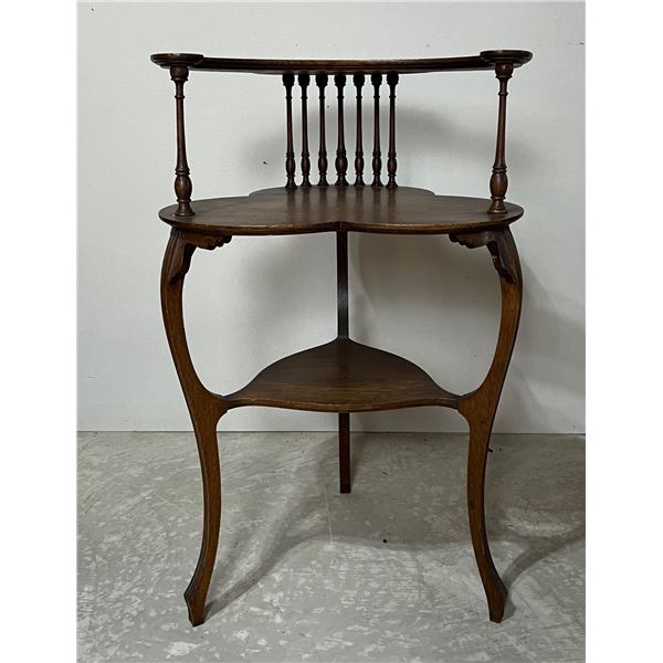 Vintage Crescent Serving Table