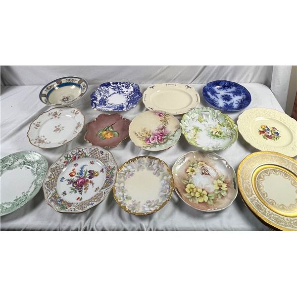 Assorted China Plates