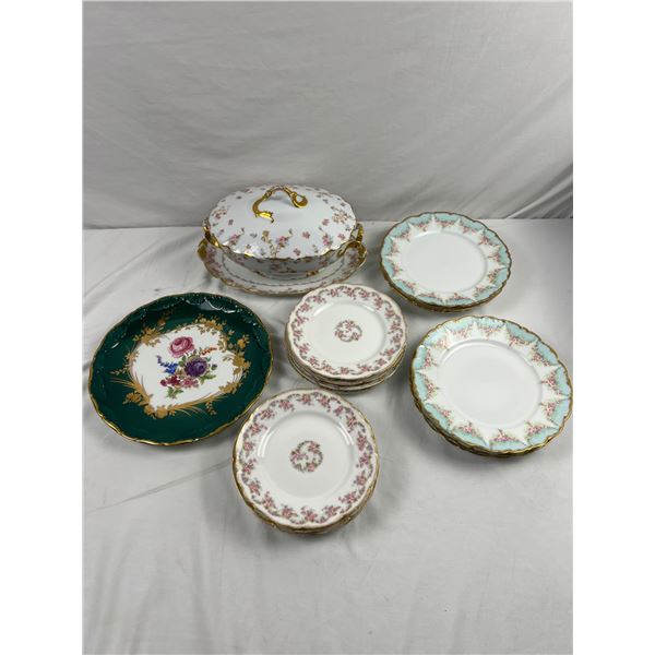 Assorted China Plates