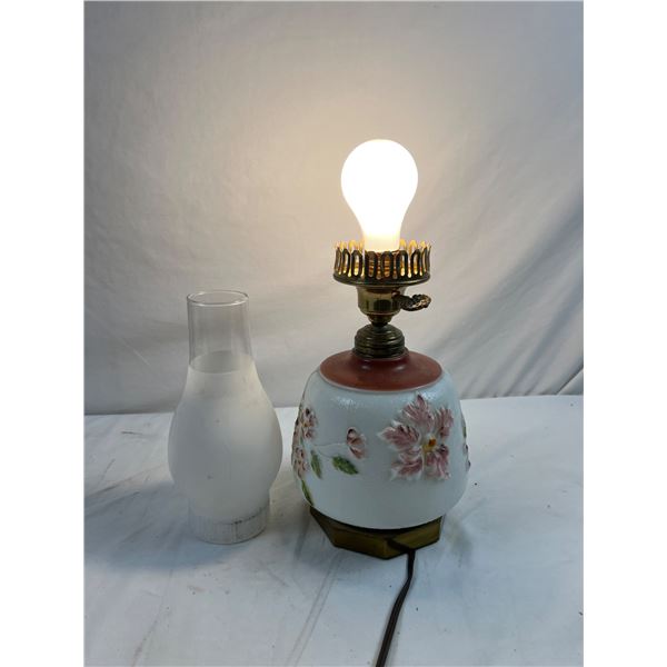 Vintage Floral Electric Lantern