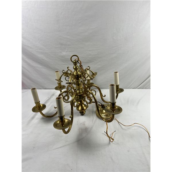 Vintage Brass Chandelier