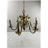 Image 2 : Vintage Brass Chandelier