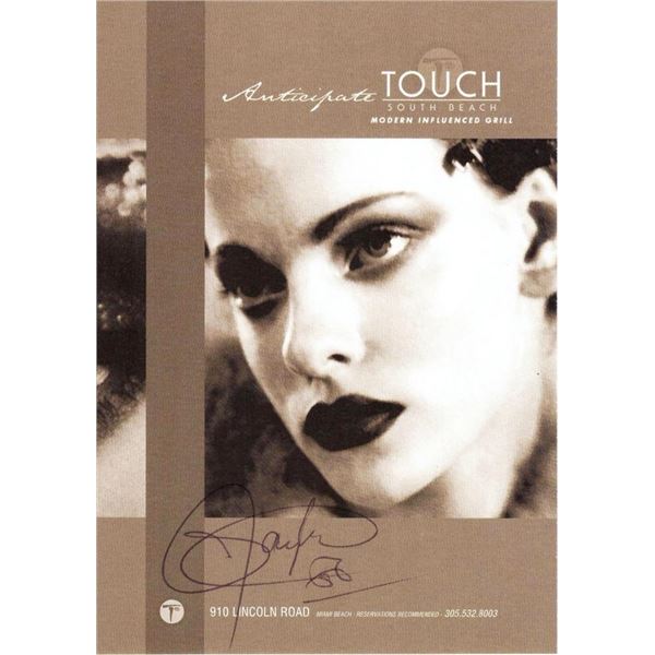 Lawrence Taylor signed post card