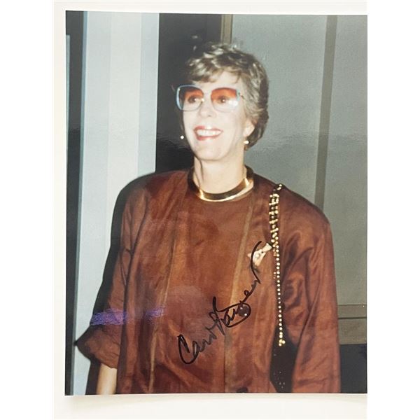 Carol Burnett signed photo