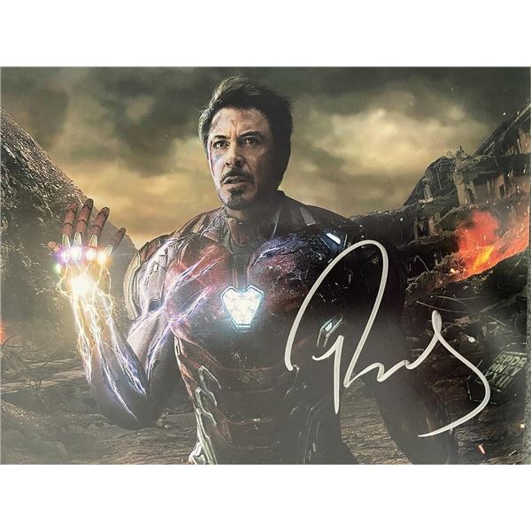 Iron Man Robert Downey Jr. signed photo