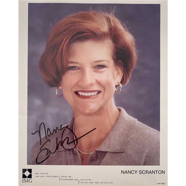 Pro Golfer Nancy Scranton signed photo