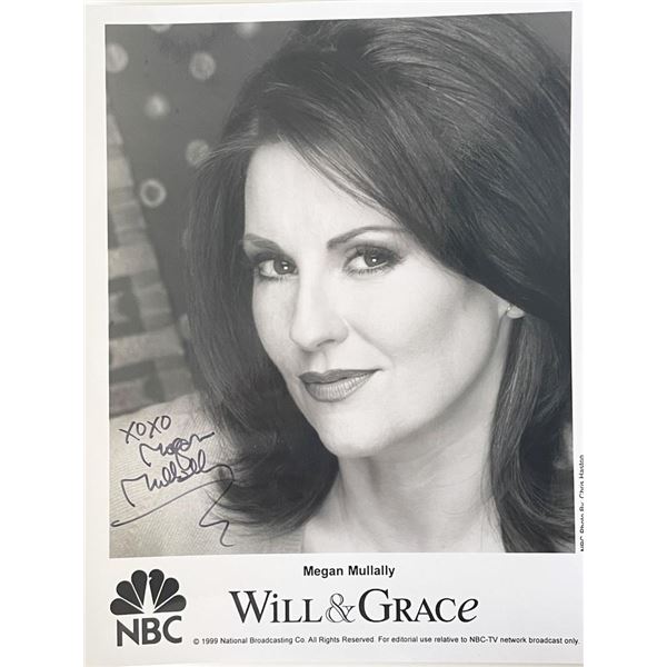 Will & Grace actress Megan Mullally signed photo