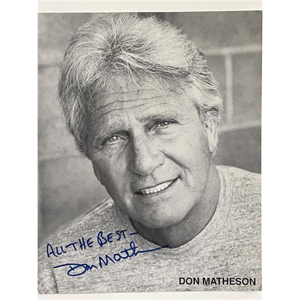 Land of the Giants Don Matheson signed photo
