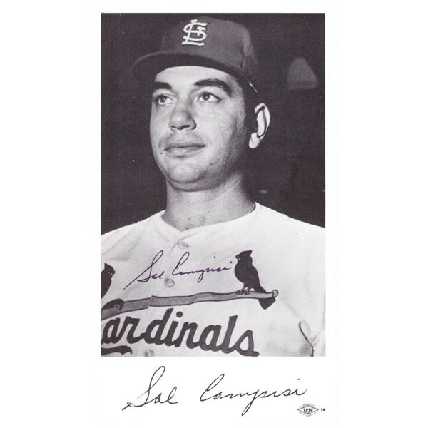 MLB Star Sal Campisi signed photo