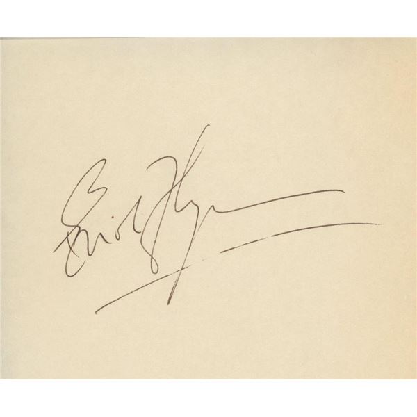 Errol Flynn signature cut