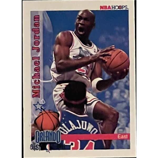 Michael Jordan 1992 NBA All-Star NBA HOOPS Collector Card