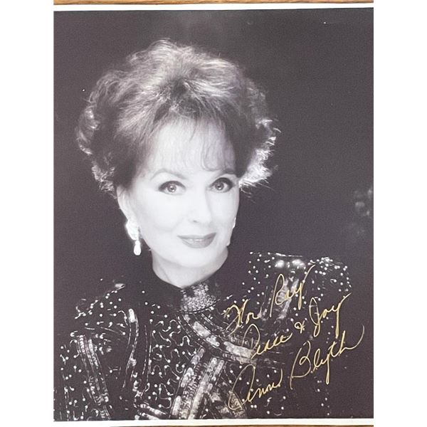 Ann Blyth signed photo
