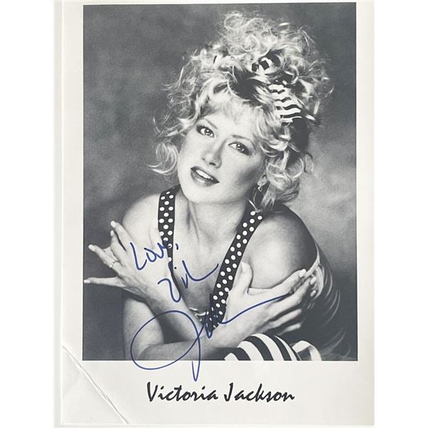 Saturday Night Live Cast Member  Victoria Jackson signed photo