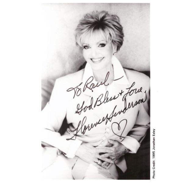 The Brady Bunch Florence Henderson signed  photo