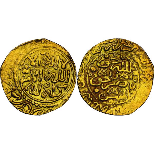 ALAWITES depuis  1040 H. Moulay Ismaîl ben Muhammad (1082-1139 H / 1672-1727) 1 Dinar Bunduqi, Fès, 