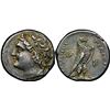 Image 1 : Gelon, fils de Hiéron II, 275-215 avant J.C.   4 Litrai, Drachme, frappée vers 218-214 av. J.C., off