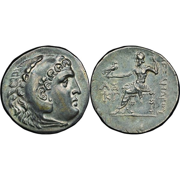 PAMPHYLIE Aspendus, environ 212-181 avant J.C.  Tétradrachme, émission posthume tardive au nom et au